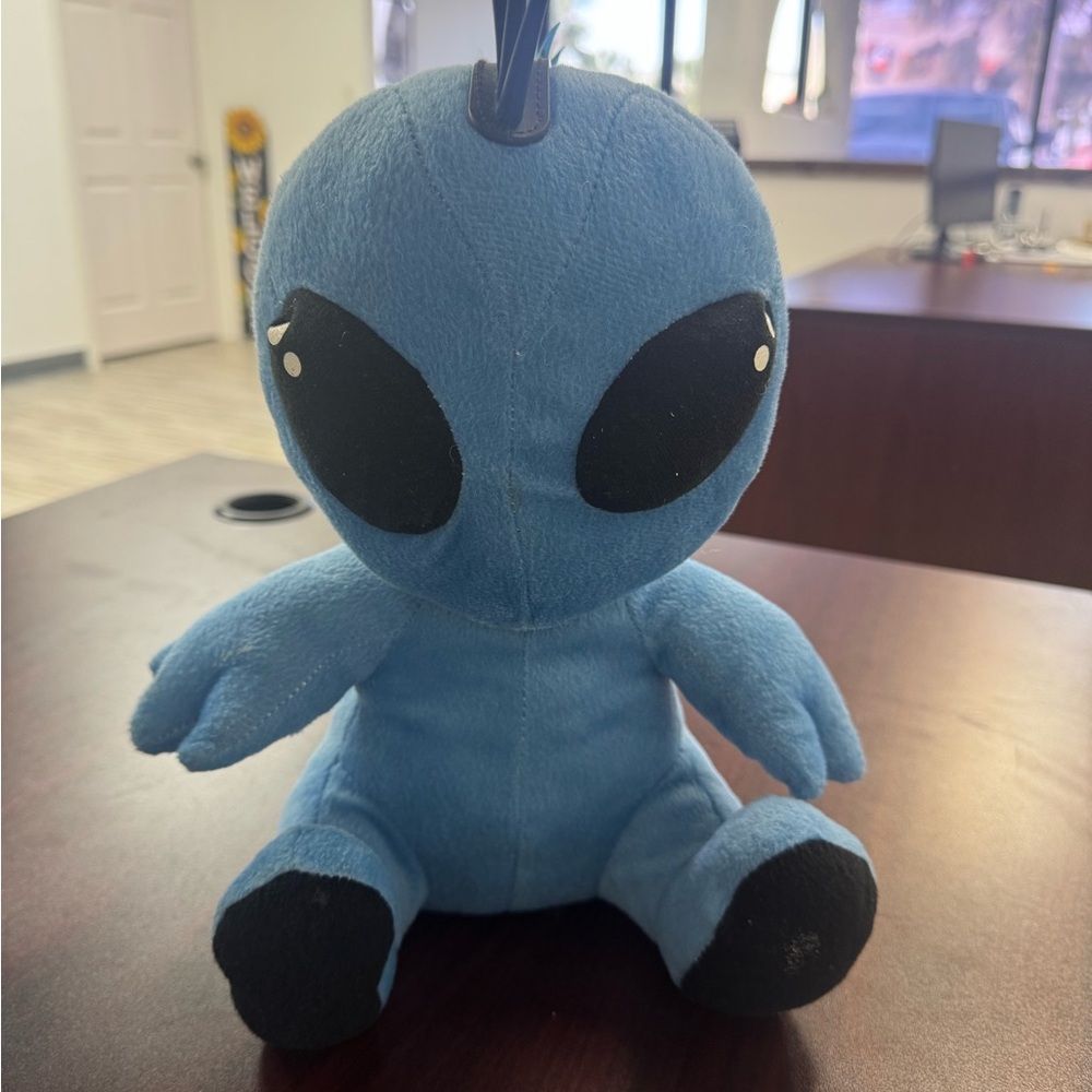 Adorable Blue Alien Plush